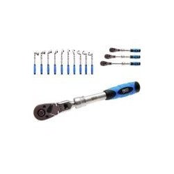 ¼" teleskooppiräikkä nivelpäällä 175 - 225 mm