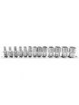13-piece 1/4" 12-pt. Socket Set, 4-14 mm