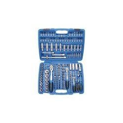 171-piece 12-pt. Socket Set, 1/4 + 3/8 + 1/2