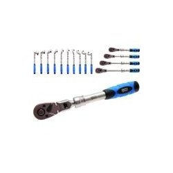 3/8" teleskooppiräikkä nivelpäällä 240 - 340 mm