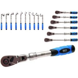 1/2" teleskooppiräikkä nivelpäällä 345 - 495 mm