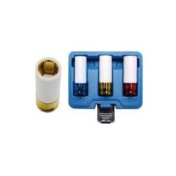 Hylsysarja rengastöihin suojattu 3-os  1/2"   17-19-21 mm