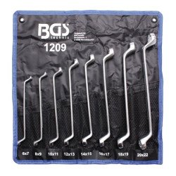 Kaksoislenkkiavainsarja 8-os  6-22 mm