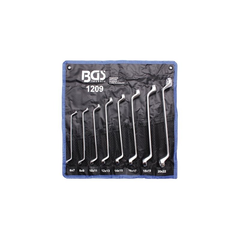 Kaksoislenkkiavainsarja 8-os  6-22 mm