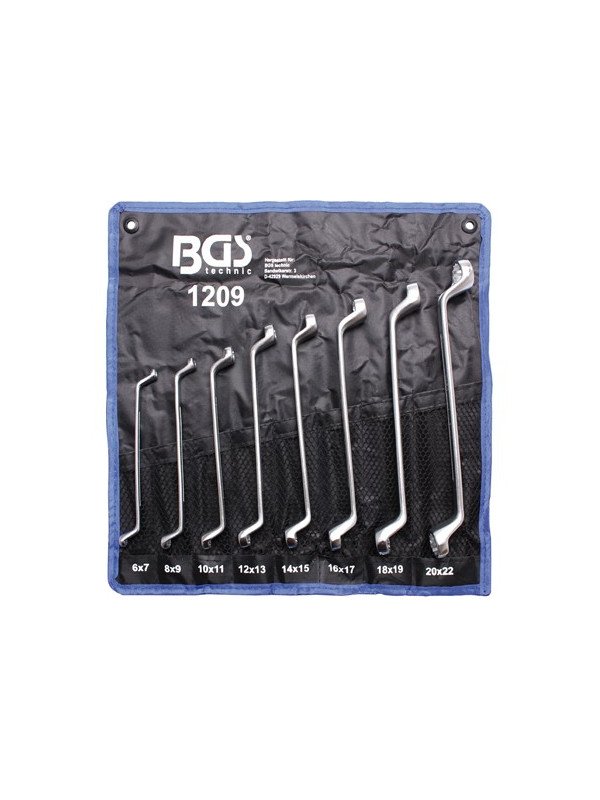 Kaksoislenkkiavainsarja 8-os  6-22 mm