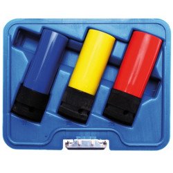 1/2 voimahylsy sarja suojattu, alumiinivanteille,  17, 19,  21 mm