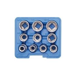 1/2" hylsysarja tuumanen 10-osainen