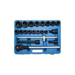 3/4 Hylsysarja voimahylsyillä 21-osainen