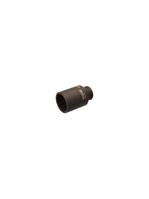 1/2" Voimahylsy Impact Socket, 39 mm, 12-kulm."