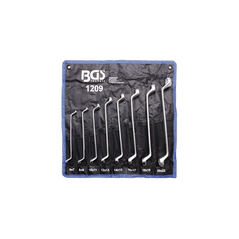 Kaksoislenkkiavainsarja 8-os  6-22 mm BGS