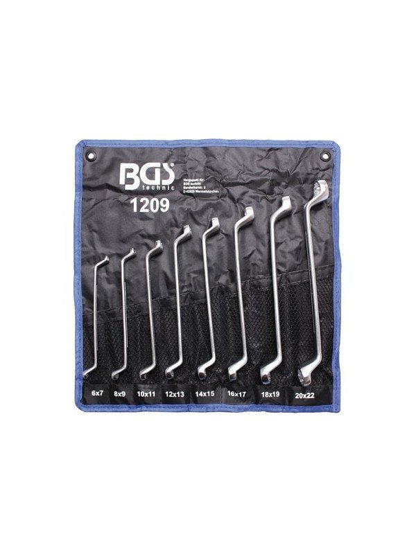 Kaksoislenkkiavainsarja 8-os  6-22 mm BGS