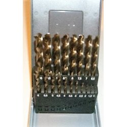 Kobolttiporasarja   1-10mm /0,5mm  19kpl