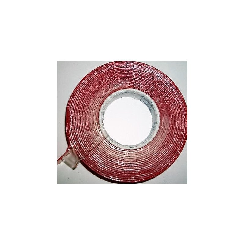 2  puoliteippi  akryyli 12mm x 4m kirkas