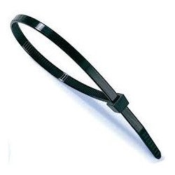 Musta nippuside 7,5 x 450 mm x 100 kpl