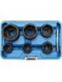 6-piece Special Twist Socket Set, 22-41 mm, 1/2"+3/4"