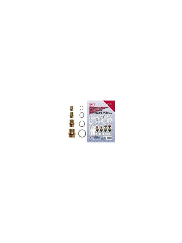534-pcs. Oil Drain Plug Screws and Aluminum O-Ring Assortment