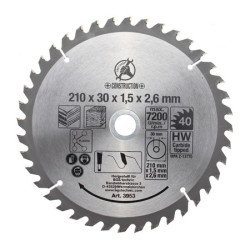 Pyörösahanterä 210mm