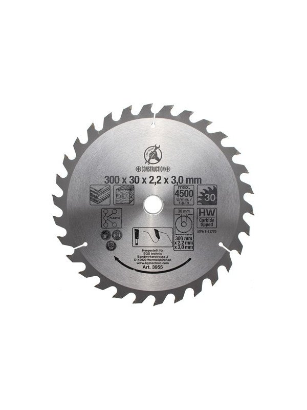 Pyörösahanterä 300mm