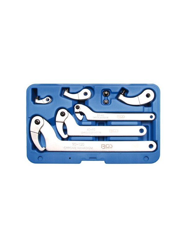 Haka-avain sarja  35 - 120 mm 8-os