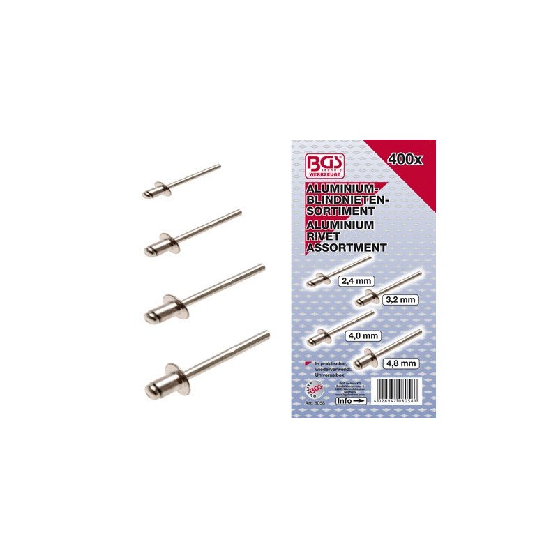 Pop-niittisarja 400kpl