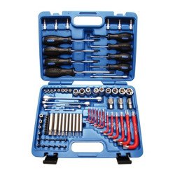 84-piece T-Star Tool Set, 1/4" + 1/2"