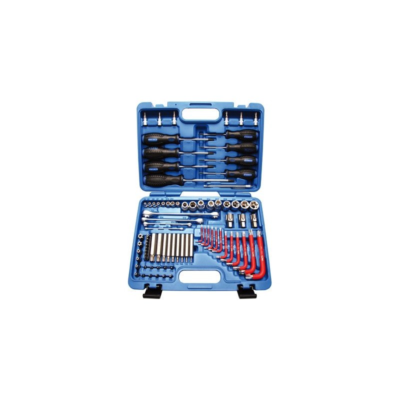 84-piece T-Star Tool Set, 1/4" + 1/2"