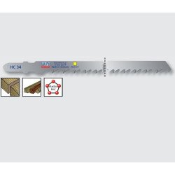 CV-kuviosahanterä 132x7,8x1,27 mm T6