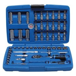 ¼" hylsysarja 52-osainen