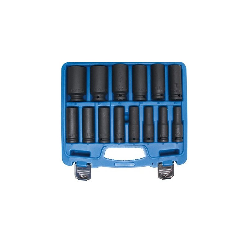 1/2 Voimahylsy sarja pitkä 14-osainen 10-32mm