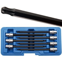 7-piece 1/4" TX Ball Head Bit Socket Set