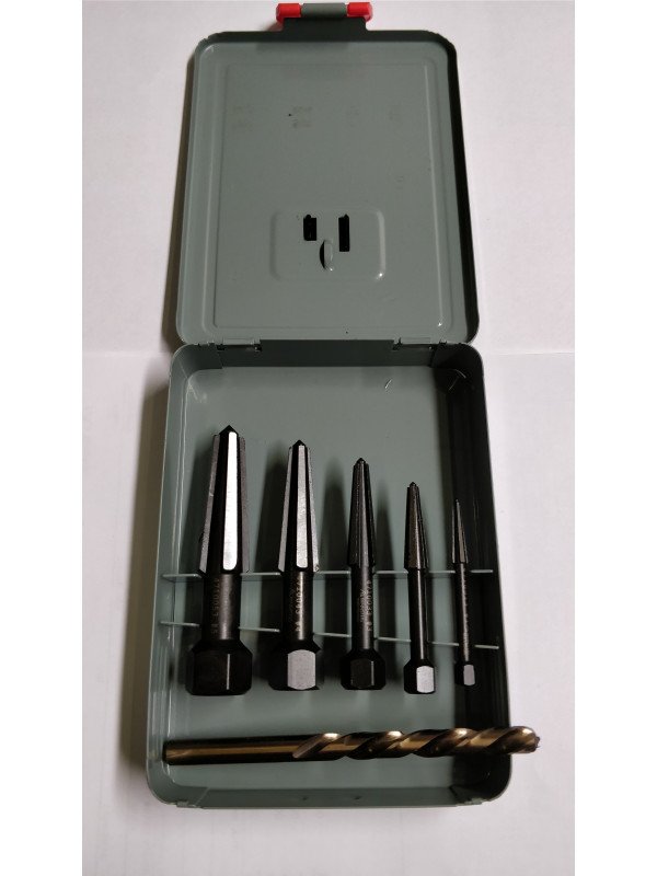 Katkenneen pultin ulosvetosarja 5-os + vas.terät