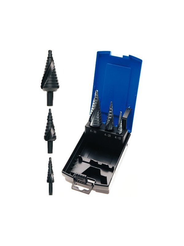 Askelporasarja 3-osainen  4-30 mm