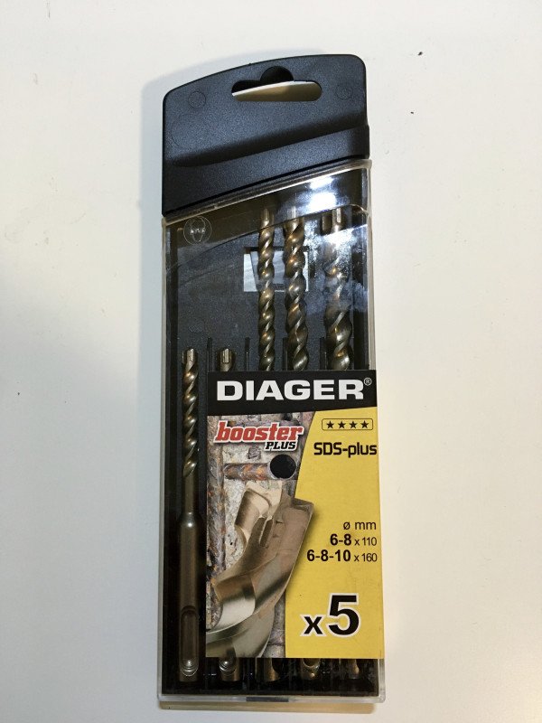 Booster kiviporanterä sarja 6-12mm 7-osainen