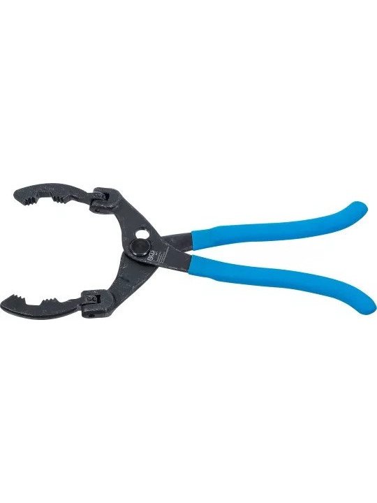 Öljynsuodatin/polttoainesuodatinavain pihti taivutetuilla leuoilla