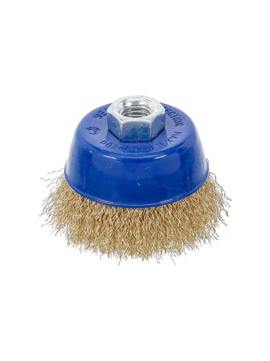 Kuppiteräsharja M14 /75x57mm (messingöity)