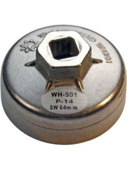 Öljynsuodatinavain  Aluminium , 64 mm x P14