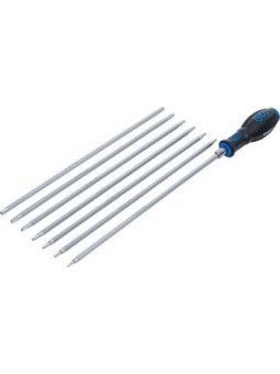 Ruuvimeisselisarja vaihtopuikoilla Torx 10-40 8-os