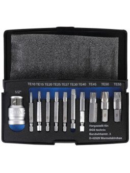 Vaurioituneen Torx ruuvin ulosvedinsarja 11.os BGS