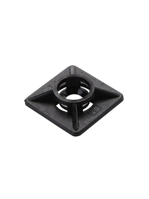 Nippusideankkuri 19x19mm musta tarralla 100kpl