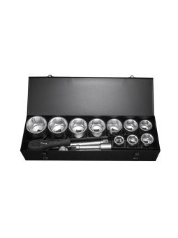 Hylsysarja 1"  36-80mm  10kpl