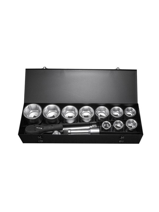 Hylsysarja 1"  36-80mm  10kpl