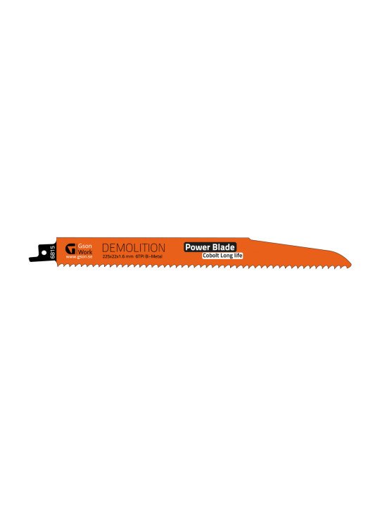 Puukkosahanterä 300 x 22 x 1,6mm 6TPI 5kpl