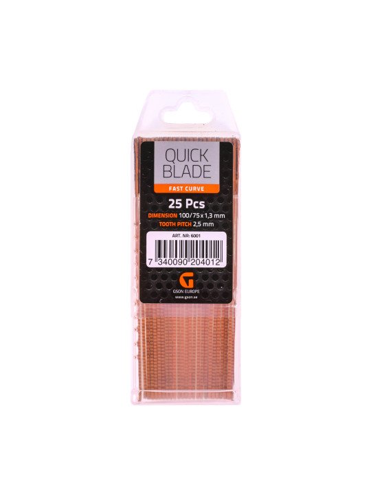 Kuviosaha 100/75 x7 x 1,3 mm  T10  25kpl