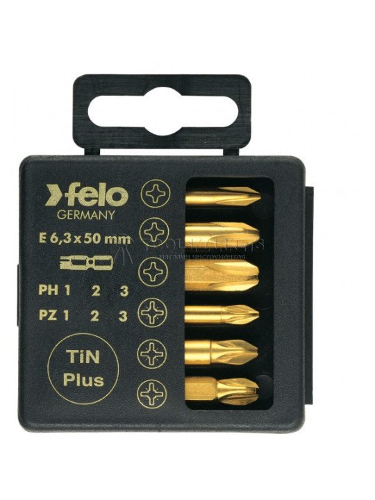 Ruuvikärkisarja Tin PH 1+2+3 +PZ1+2+3