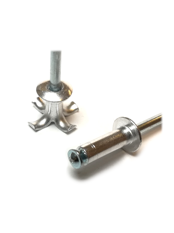 Banaani-niitti 4,8 x 25,5mm alu/teräs 100kpl