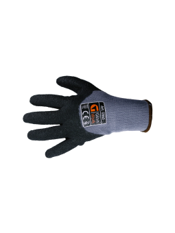 Puuvilla-Polyesterikäsine, lateksipinnoite. Koko 10