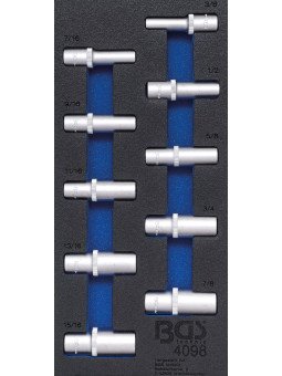 Hylsysarja 1/2 Pitkät tuumakoot 3/8 -15/16