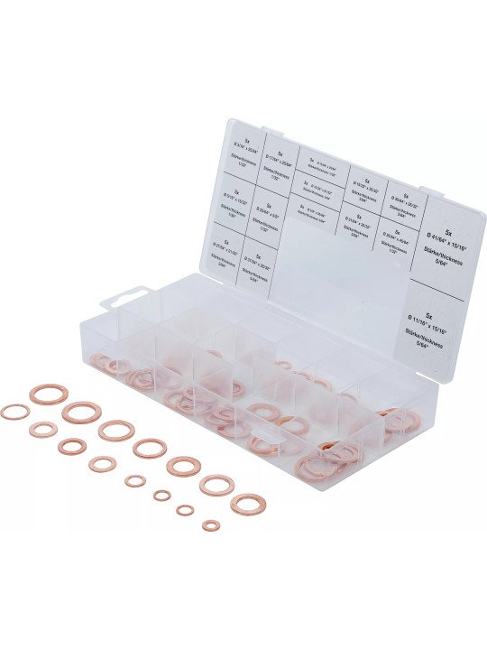 Kuparitiiviste sarja in/tuumakoot 75-os BGS