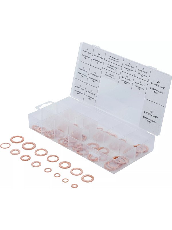 Kuparitiiviste sarja in/tuumakoot 75-os BGS