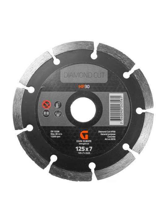 Timanttisegmenttilaikka  230 x 7 x 2,4 x22,23mm GSON